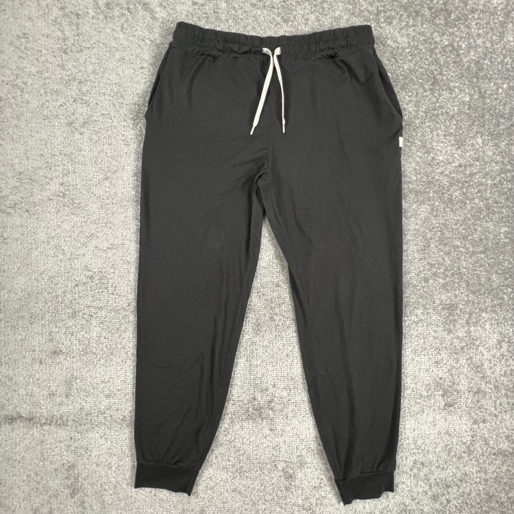Vuori Womens Performance Jogger Black VW303 Recycled Stretch Sweatpants Medium